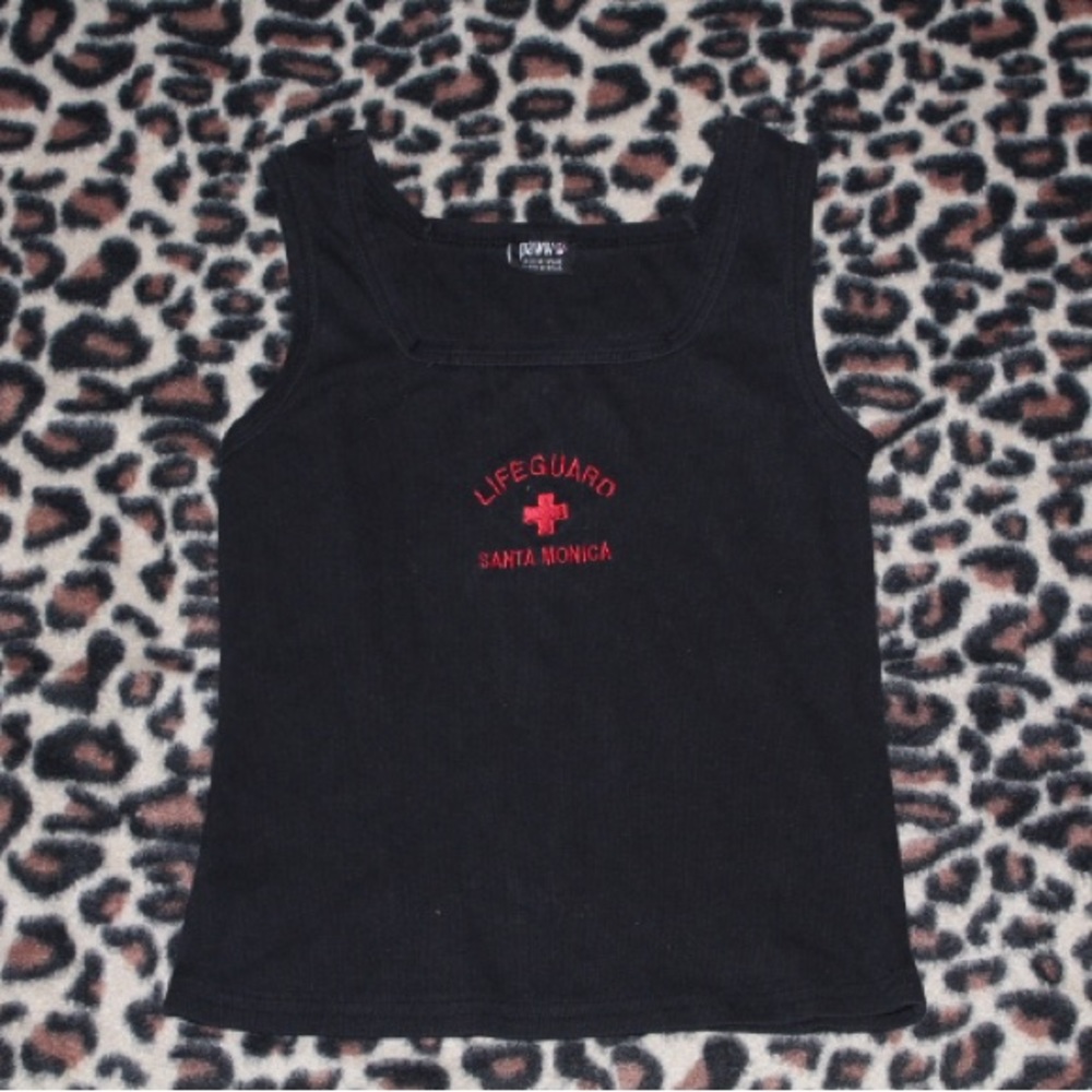cutest lifeguard santa monica tank